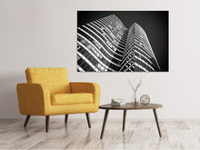 Laden Sie das Bild in den Galerie-Viewer, Leinwandbild Close up Hochhaus