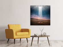 Laden Sie das Bild in den Galerie-Viewer, Leinwandbild Ein Ufo