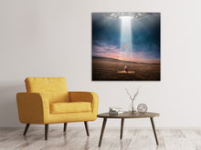 Laden Sie das Bild in den Galerie-Viewer, Leinwandbild Ein Ufo