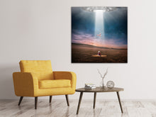 Laden Sie das Bild in den Galerie-Viewer, Leinwandbild Ein Ufo