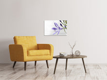 Laden Sie das Bild in den Galerie-Viewer, Leinwandbild Lilien Blüte in lila