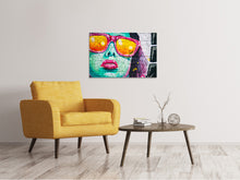 Laden Sie das Bild in den Galerie-Viewer, Leinwandbild Coole Graffiti-Wand