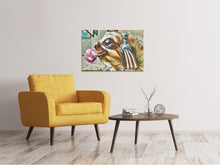 Laden Sie das Bild in den Galerie-Viewer, Leinwandbild Da rockt der Hund