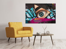 Laden Sie das Bild in den Galerie-Viewer, Leinwandbild Street Art Das Auge