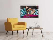 Laden Sie das Bild in den Galerie-Viewer, Leinwandbild Street Art Das Auge