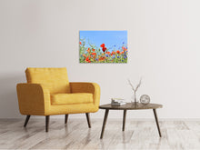Laden Sie das Bild in den Galerie-Viewer, Leinwandbild Der Mohn in der Blumenwiese