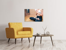 Laden Sie das Bild in den Galerie-Viewer, Leinwandbild Entspanntes Yoga