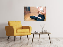 Laden Sie das Bild in den Galerie-Viewer, Leinwandbild Entspanntes Yoga