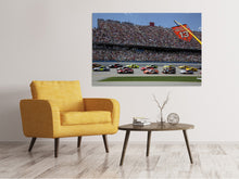 Laden Sie das Bild in den Galerie-Viewer, Leinwandbild Autorennen in Nascar