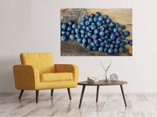Laden Sie das Bild in den Galerie-Viewer, Leinwandbild Frische Heidelbeeren