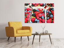 Laden Sie das Bild in den Galerie-Viewer, Leinwandbild Schalen mit Beeren