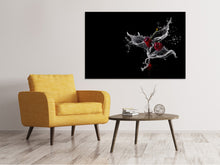 Laden Sie das Bild in den Galerie-Viewer, Leinwandbild Spritzige Kirschen