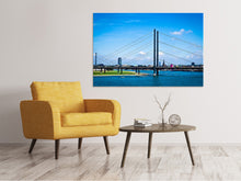 Laden Sie das Bild in den Galerie-Viewer, Leinwandbild Düsseldorf am Rhein