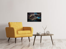Laden Sie das Bild in den Galerie-Viewer, Leinwandbild Aussentreppen