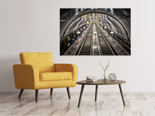 Laden Sie das Bild in den Galerie-Viewer, Leinwandbild in der Metro