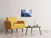 Laden Sie das Bild in den Galerie-Viewer, Leinwandbild Steile Treppe