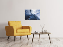 Laden Sie das Bild in den Galerie-Viewer, Leinwandbild Steile Treppe