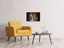 Laden Sie das Bild in den Galerie-Viewer, Leinwandbild Alte Treppe