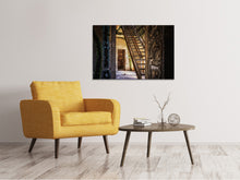 Laden Sie das Bild in den Galerie-Viewer, Leinwandbild Alte Treppe