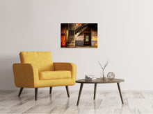 Laden Sie das Bild in den Galerie-Viewer, Leinwandbild Verlassene Treppe