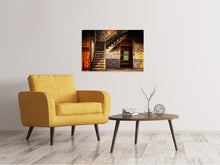 Laden Sie das Bild in den Galerie-Viewer, Leinwandbild Verlassene Treppe