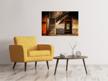 Laden Sie das Bild in den Galerie-Viewer, Leinwandbild Verlassene Treppe