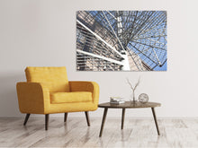 Laden Sie das Bild in den Galerie-Viewer, Leinwandbild Wendeltreppe aus Metall