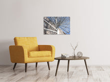 Laden Sie das Bild in den Galerie-Viewer, Leinwandbild Wendeltreppe aus Metall