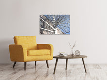 Laden Sie das Bild in den Galerie-Viewer, Leinwandbild Wendeltreppe aus Metall