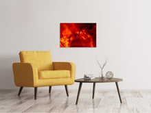 Laden Sie das Bild in den Galerie-Viewer, Leinwandbild Roter Sternenhimmel
