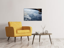 Laden Sie das Bild in den Galerie-Viewer, Leinwandbild Satelliten Bild