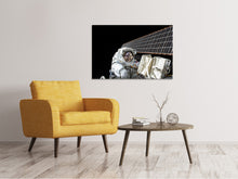 Laden Sie das Bild in den Galerie-Viewer, Leinwandbild Astronaut bei der Arbeit