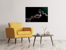 Laden Sie das Bild in den Galerie-Viewer, Leinwandbild Bunter Rauch