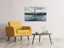 Laden Sie das Bild in den Galerie-Viewer, Leinwandbild Der Leuchtturm am Meer