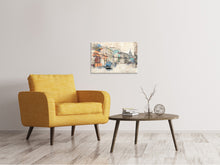 Laden Sie das Bild in den Galerie-Viewer, Leinwandbild Gemälde Oldtimer Kuba