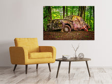 Laden Sie das Bild in den Galerie-Viewer, Leinwandbild Verlassener Oldtimer