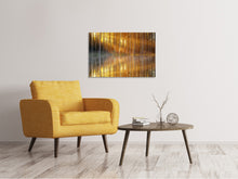 Laden Sie das Bild in den Galerie-Viewer, Leinwandbild Romantische Stimmung im Wald
