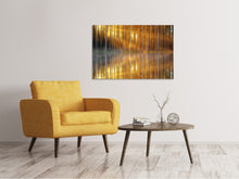 Laden Sie das Bild in den Galerie-Viewer, Leinwandbild Romantische Stimmung im Wald