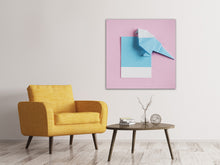 Laden Sie das Bild in den Galerie-Viewer, Leinwandbild Origami Vogel