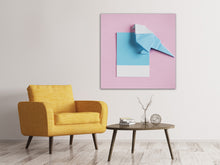 Laden Sie das Bild in den Galerie-Viewer, Leinwandbild Origami Vogel