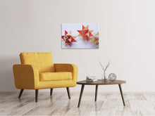 Laden Sie das Bild in den Galerie-Viewer, Leinwandbild Sterne Origami