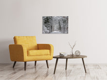 Laden Sie das Bild in den Galerie-Viewer, Leinwandbild Verzauberter Winterwald
