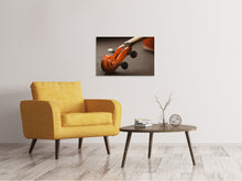 Laden Sie das Bild in den Galerie-Viewer, Leinwandbild Close up Geige
