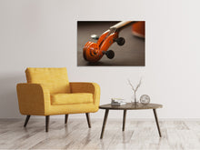 Laden Sie das Bild in den Galerie-Viewer, Leinwandbild Close up Geige