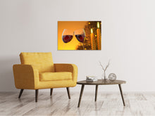 Laden Sie das Bild in den Galerie-Viewer, Leinwandbild Wir lieben Rotwein!
