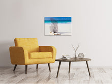 Laden Sie das Bild in den Galerie-Viewer, Leinwandbild Strandkunst