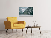 Laden Sie das Bild in den Galerie-Viewer, Leinwandbild Mysteriöse Stimmung in den Bergen