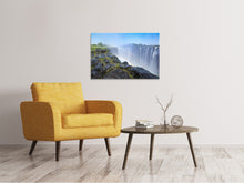 Laden Sie das Bild in den Galerie-Viewer, Leinwandbild Über dem Wasserfall