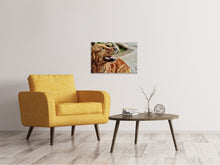 Laden Sie das Bild in den Galerie-Viewer, Leinwandbild Wachsamer Irish Setter
