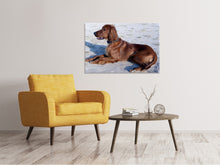 Laden Sie das Bild in den Galerie-Viewer, Leinwandbild Eleganter Irish Setter